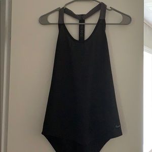 Black and gray nike tank top